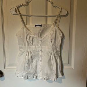 Woman’s brandy Melville spaghetti adjustable strap blouse